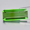 5.82ct IF Octagon Natural Green Tourmaline - Unheated, Mozambique Gemstone — view 1