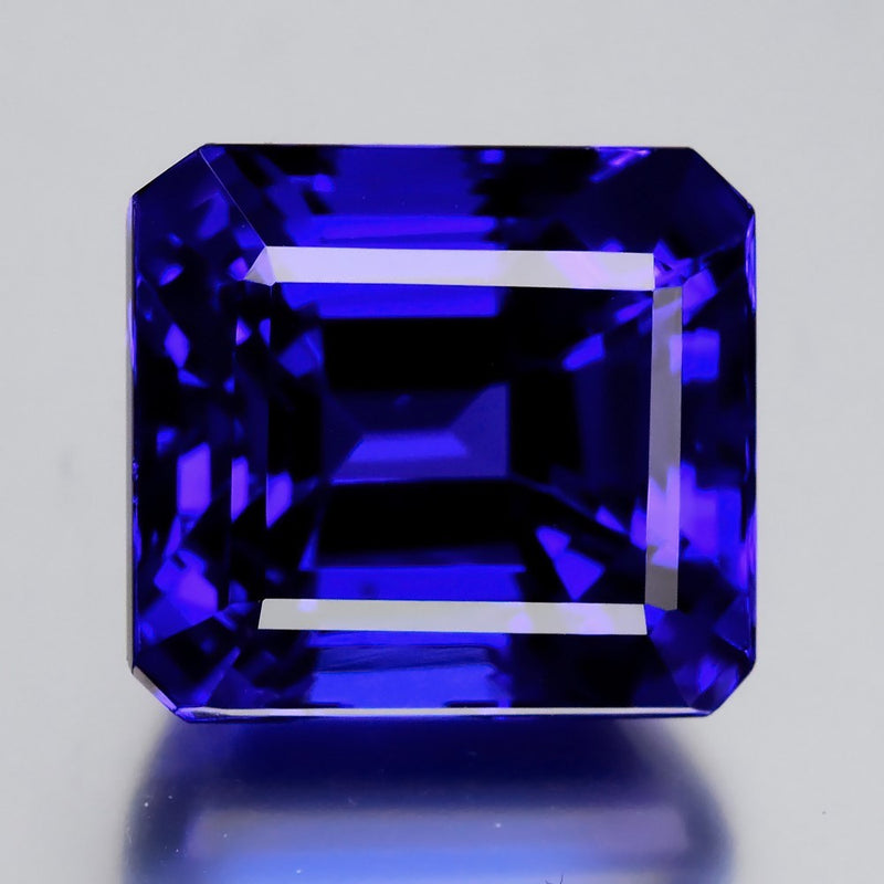 19.74ct VVS Octagon Natural Royal Violet Blue Tanzanite - Exquisite, Tanzania