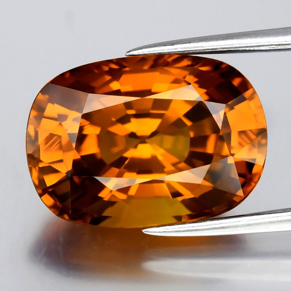 8.07ct IF Cushion Natural Yellow Sapphire - Prestige Grade, Thailand Gemstone