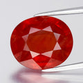 5.45ct 12.3x10.5mm Oval Orange Sapphire - Stunning, Africa Gemstone