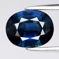 3.15ct 10x8mm VVS Oval Natural Green Blue Sapphire - Heated, Africa Gemstone