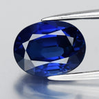 3.07ct 9.2x7mm VS Oval Natural Blue Sapphire - Heated, Thailand Gemstone