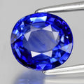 2.13ct 8x7.5mm IF Oval Natural Blue Sapphire - Heated, Ceylon Gemstone