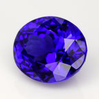 GLC Certified Full Report 28.89ct IF Natural Violetish Blue Tanzanite Zoisite - Big Size — view 3