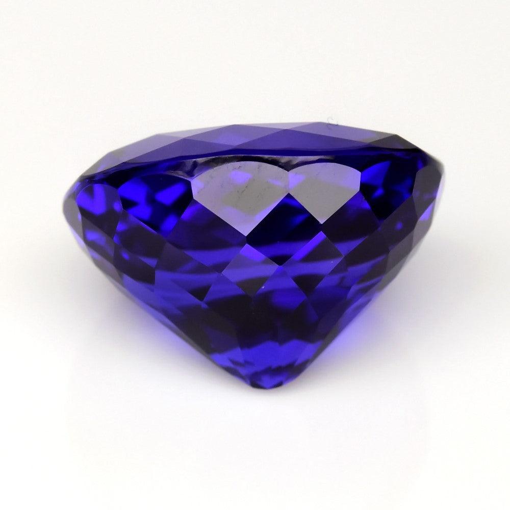 GLC Certified Full Report 28.89ct IF Natural Violetish Blue Tanzanite Zoisite - Big Size — view 4