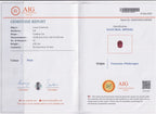 Laboratory report for AIG FULL CERTIFIED 4.91ct Cushion Natural Pink Spinel - Tanzania (Mahenge)