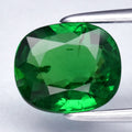 1.70ct 7.8x6.5mm Cushion Natural Shocking Green Tsavorite Garnet, Tanzania — view 1