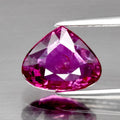 2.04ct 8.8x7.4mm Pear Natural Purplish Red Ruby Gemstone Unheated Mozambique — view 1