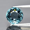 CERTIFICATE Incl.*Super IF Clean 1.59ct Round Natural Blue Indicolite Tourmaline — view 1