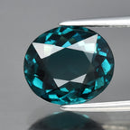 CERTIFICATE Incl.*2.35ct VVS Oval Natural Green Blue Indicolite Tourmaline