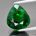 1.74ct 8x7.2mm Pear Natural Shocking Green Tsavorite Garnet Tanzania Superb!