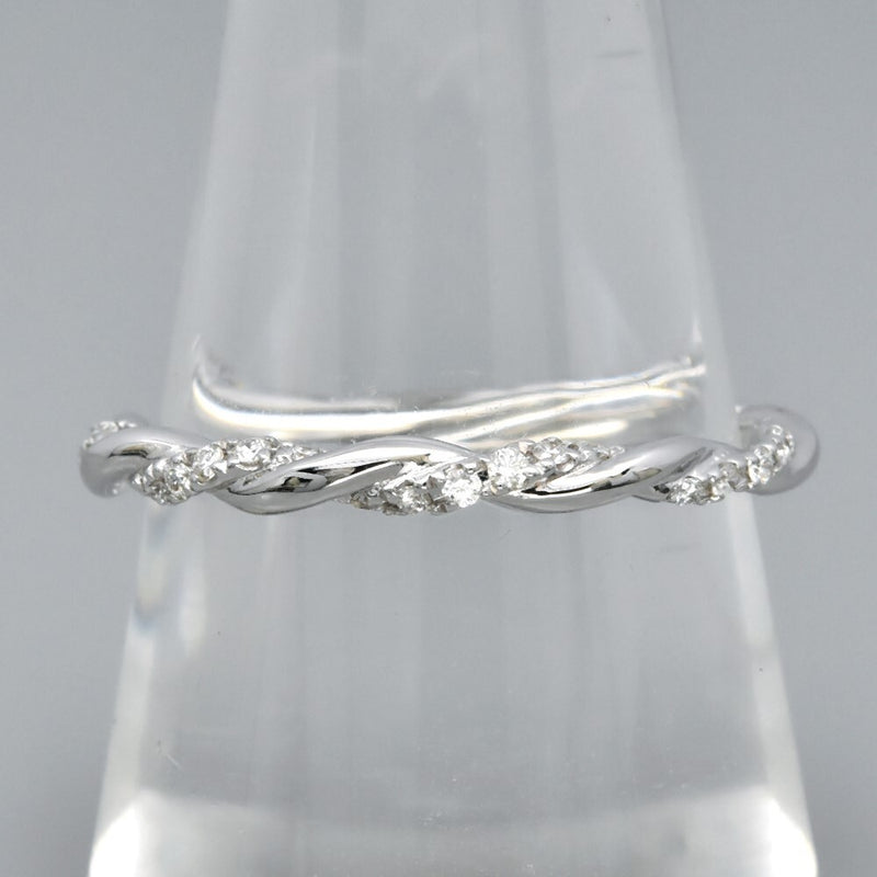 Natural Diamond Ring in 18K WHITE GOLD 0.19ct t.w 42pcs E/VVS Diamond