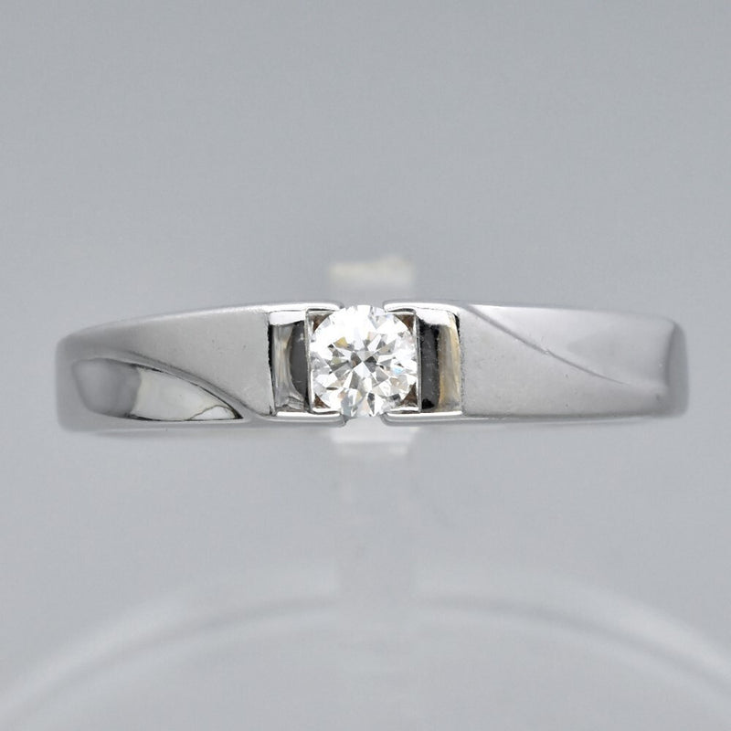 Natural Diamond Ring in 18K WHITE GOLD 0.15ct E/VVS Diamond