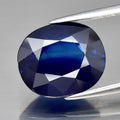 Big! 6.14ct 12x10.3mm Oval Natural Blue Sapphire MadagascarGemstone