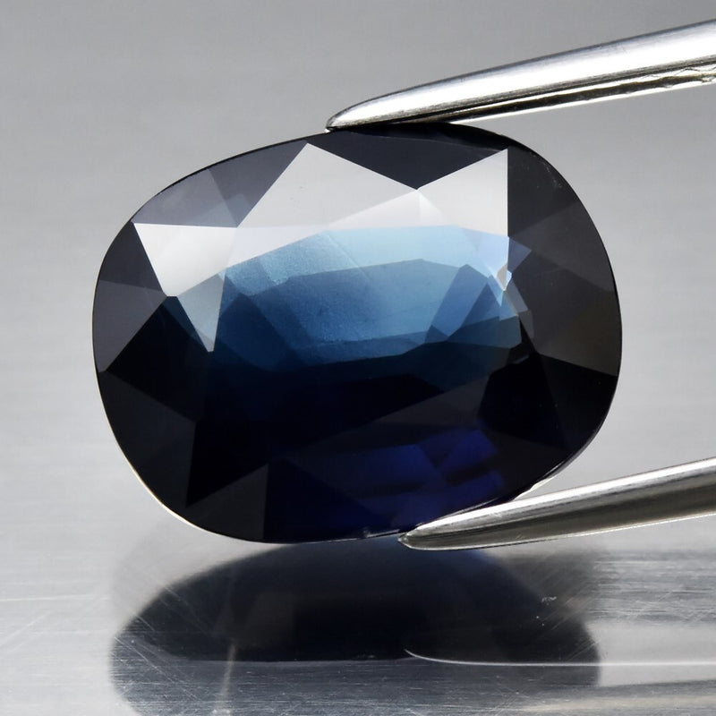 4.09ct 11.3x9mm VS Cushion Green-Blue Sapphire Gemstone Africa Heated, Stunning!