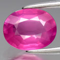 CERTIFICATE Incl.* 1.57ct Oval Natural Unheated Pink Sapphire Gemstone, Africa — view 1