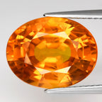 Big! 8.78ct 13.5x10.5mm Oval Natural Yellow Sapphire - Stunning, Thailand Gem