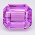Big 40.70ct IF Octagon Natural Twilight Blossom Pink Kunzite - Radiant Gem — view 1