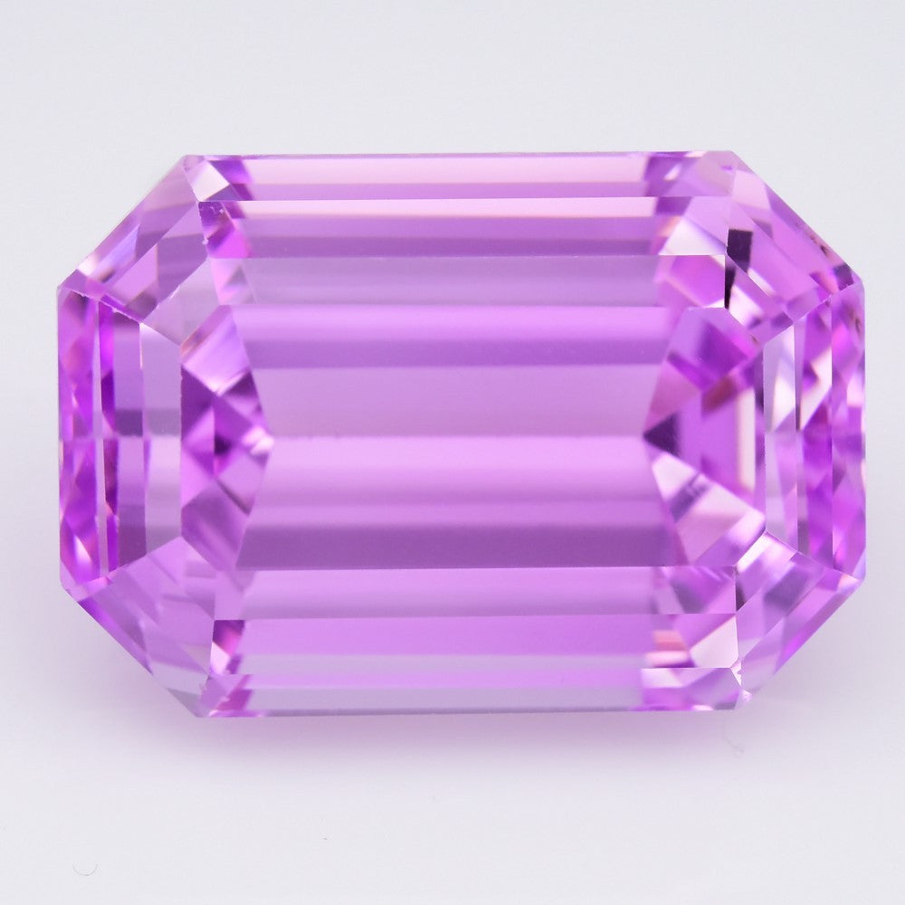 Big 34.15ct VVS Octagon Natural Starlight Magnolia Pink Kunzite - Superb Gem — view 1