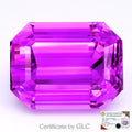 Marvelous 62.66ct Natural Electric Magenta Pink Kunzite (IF) Certified by GLC