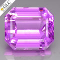 GLC CERTIFIED Gigantic! 65.82ct VVS Octagon Natural Pink Kunzite - Superb Gem