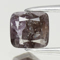 0.87ct 5.2x5mm Cushion Natural Untreated Fancy Purple Brown Diamond I2 — view 1
