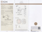 Laboratory report for GIA Report 1.45ct Natural Untreated Fancy Deep Brownish Orangy Yellow Diamond