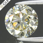 GIA Report 1.04ct Natural Untreated Fancy Gray Greenish Yellow Diamond SI2