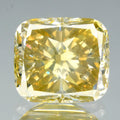 3.01ct Cushion Natural Untreated Fancy Orangy Yellow Diamond Africa VS2