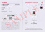 GFCO GEM LAB® Swiss Gem Certificate - Professional Gemological Full Certificate — view 2