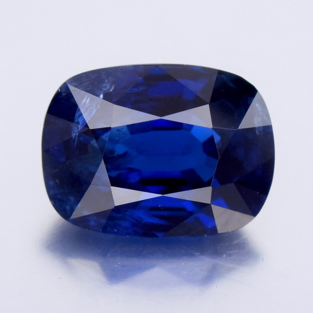 2.62ct Cushion Natural Royal Blue Sapphire - Unheated, Collector’s Choice Gem