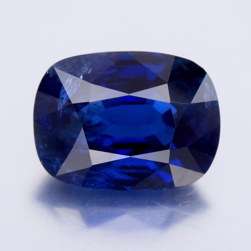 2.62ct Cushion Natural Royal Blue Sapphire - Unheated, Collector’s Choice Gem