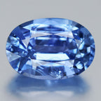 3.53ct 10.8x7.5mm VVS Oval Natural Blue Sapphire - Unheated, Elegant Burma Gem