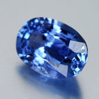 3.53ct 10.8x7.5mm VVS Oval Natural Blue Sapphire - Unheated, Elegant Burma Gem — view 2