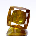 2.51ct Modified Square Natural Untreated Fancy Deep Yellow Orange Diamond I1