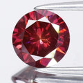 0.92ct Round Brilliant Natural Treated Fancy Deep Pink Diamond SI1 Africa
