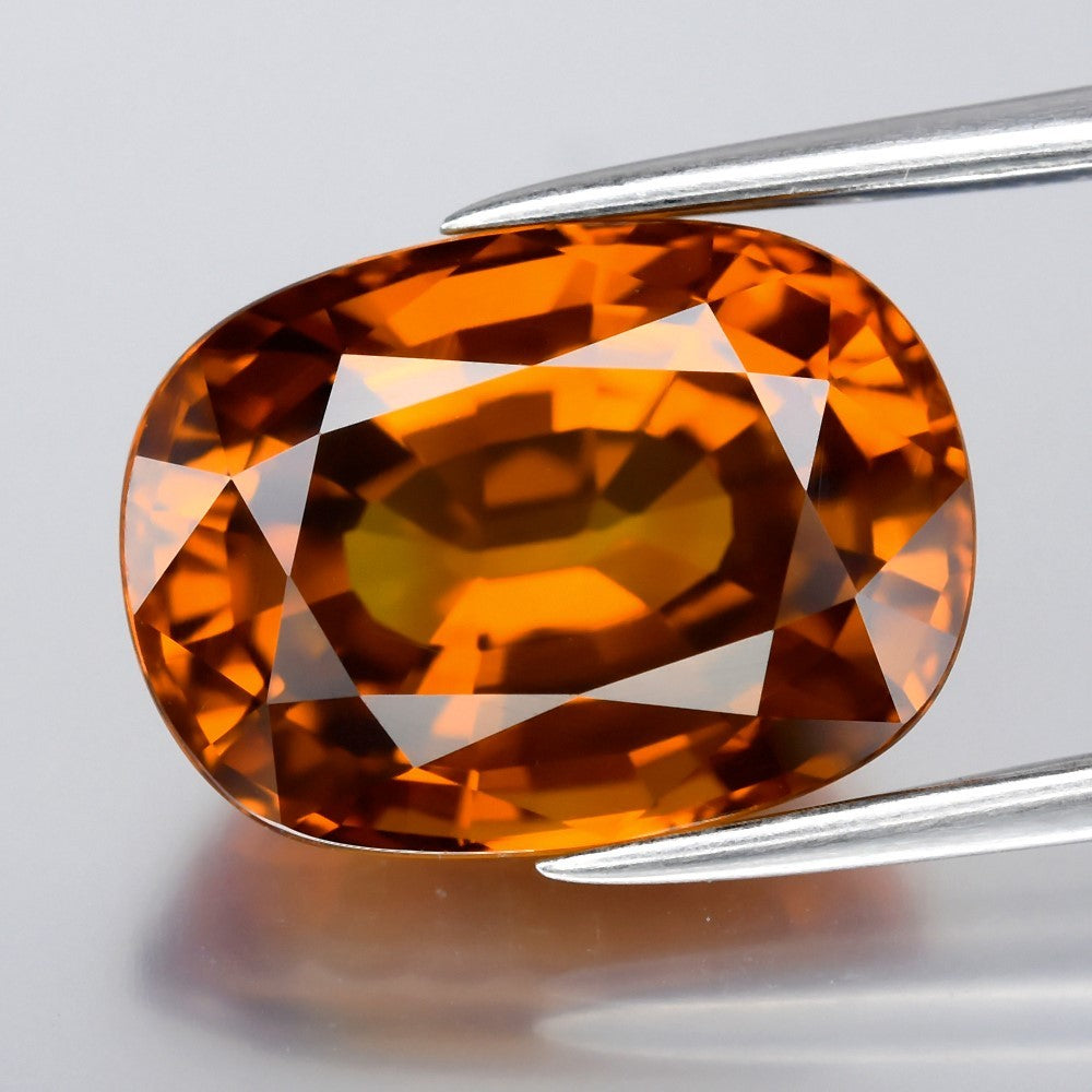 IF Clarity! 7.54ct 12.8x9.5mm Oval Natural Yellow Sapphire - Thailand Gem