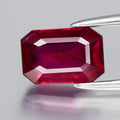 1.01ct 6.8x4.7mm Natural Purplish Red Burmese Ruby - Heated Only No Glass Gem — view 1