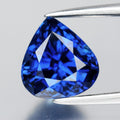 2.31ct 8x7.3mm IF Pear Natural Blue Sapphire - Heated, Flawless Ceylon Gem