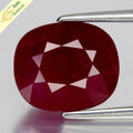 EMIL CERTIFIED 4.31ct Natural Purplish Red Burmese Ruby - Heated Only No Glass