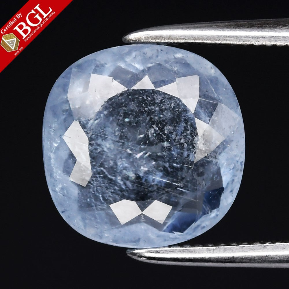 BGL CERTIFIED 2.43ct Cushion Natural Blue Paraiba Tourmaline - Africa Gem — view 1