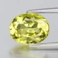 2.25ct 9x7mm IF Clean Oval Natural Yellowish Green Chrysoberyl - Ceylon Gem — view 1