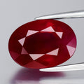 Big! 5.01ct Oval Natural Purplish Red Burmese Ruby - Heated Only No Glass Gem