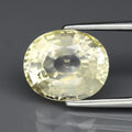 4.01ct Pastel Yellow Sapphire | Oval