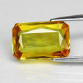 3.16ct Golden Yellow Sapphire | Scissor-Cut