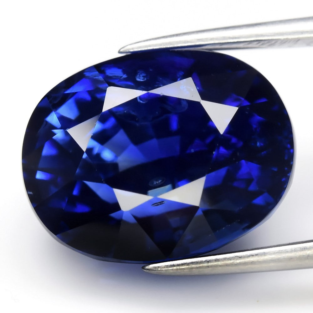 Big! 10.06ct VS Oval Natural Blue Sapphire - Heated, Elegant Ceylon Gemstone