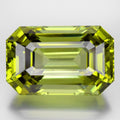 19.01ct IF Emerald Cut Natural Yellow Green Chrysoberyl - Elite, Madagascar