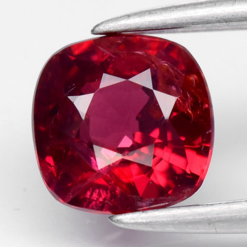 0.72ct Purplish Red Ruby | Cushion