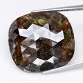 35.31ct 24.5x22.3mm Cushion Natural Untreated Fancy Red Orange Diamond I2