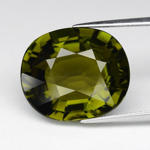 Big Size! 20.22ct VVS Cushion Natural Green Tourmaline - Unheated, Africa Gem